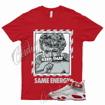 ENERGY Shirt to Match Air Griffey Max 1 Cincinnati University Dunk Low Red High - £18.44 GBP+