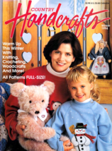 Country Handcrafts Magazine Winter 1994 Vintage Full Size Patterns Arts ... - £5.90 GBP