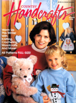 Country Handcrafts Magazine Winter 1994 Vintage Full Size Patterns Arts Crafts - £5.98 GBP