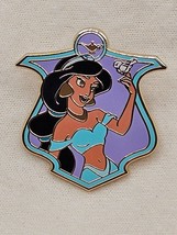 Jasmine Aladdin Princess Shield Crest 2012 Disney Metal Enamel Pin - $8.99