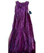 Womens Adrianna Papell Purple Dress Size 10-Brand New-SHIPS N 24 HOURS - $5,198.62 MXN
