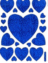 A227 Heart Love Kids Kindergarten Sticker Decal Size 13x10 cm / 5x4 inch Glitter - £1.99 GBP