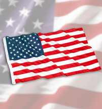 3x5 Foot American Flag Double Stitched  US Flag - Lot of 6 - $5.97