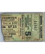 Brothers Johnson Concert Ticket Stub October 5 1978 Greenville South Car... - £27.24 GBP