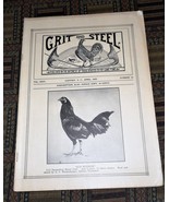 XRARE: Jan. 1923 Grit and Steel Magazine - cock fighting game fowls - £60.09 GBP