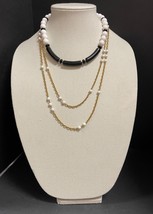 2 Monet Vintage X Long Necklace and Choker - $15.00