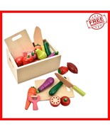 Colorful Sliceable Wooden Play Food for Kids - Perfect for Imaginative R... - $752.88 MXN