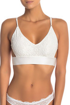 FREE PEOPLE Womens Bra Aria Slim Elegant Minimalistic White Size XS OB757638 - £28.69 GBP