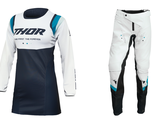 Thor MX Midnight White Pulse Rev Dirt Bike Racing Womens Gear Jersey + P... - $99.90