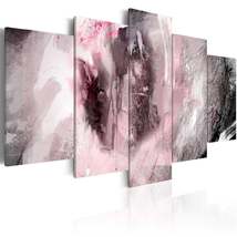 Tiptophomedecor Abstract Canvas Wall Art - Pink Depth - Stretched &amp; Framed Ready - £71.17 GBP+