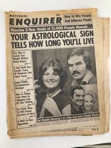 National Enquirer Tabloid October 26 1976 Burt Reynolds, Lucie Arnaz &amp; Tammy - £22.37 GBP