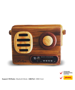Cipanas Model Wooden Radio from Indonesia Sundanese crafts - £112.49 GBP