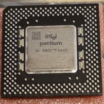 Intel Pentium MMX 200MHz Socket 7 CPU BP80503200 Tested & Working 04 - £18.67 GBP