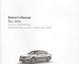 2021 Volkswagen GLI &amp; Jetta Owner&#39;s Manual Original [Paperback] Volkswagen - $48.99