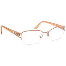 Versace Eyeglasses MOD. 1215-B 1052 Rose Gold Half Rim Frame Italy 51[]1... - $139.99
