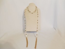 Catherine Stein For INC Gold-Tone Simulated Pearl Tassel Choker Necklace M777$44 - £16.85 GBP