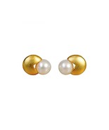 925 Silver Bean Pearl Earrings - $66.55 CAD
