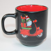 VINTAGE Peppermint &amp; Pine Gnomes Christmas Ceramic Large Coffee Mug Tea ... - £9.54 GBP