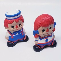 Vintage Raggedy Ann And Andy Adorable Sailor 6-in Ceramic Doll Figurines RARE - £27.51 GBP