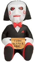 Outdoor Inflatable Lawn Yard Decoration Saw Movie 7 Foot Jigsaw Billy The Puppet - £310.61 GBP