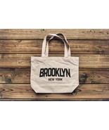 Jumbo Size Vintage Style Retro City Cotton Canvas Tote Bags (Brooklyn) - £13.38 GBP