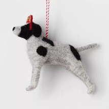 Nwt Wondershop Felted Wool Pointer Dog Wearing 2023 Headband Xmas Tree Ornament - £10.98 GBP