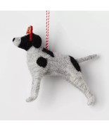 NWT WONDERSHOP Felted Wool POINTER DOG wearing 2023 Headband Xmas Tree O... - £11.02 GBP