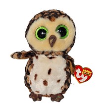 Ty Beanie Boos Sammy Brown Owl Plush Stuffed Animal 2016 6.25&quot; - £18.91 GBP