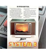 Zenith System 3 Color Television 1979 Advertisement Vintage SL2561X TV D... - €26,01 EUR