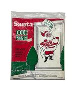 Vintage Santa Door Panel Weatherproof Plastic 36&quot; x 80&quot; Covers Entire Do... - €16,48 EUR