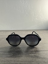 PRADA Sunglasses SPR 06U 1AB-0A7 Black Gold Square FRAMES ONLY 52-18-140 - $1,305.30 MXN