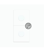 2 bundles of 100 (200) BCW 2&quot; x 2&quot; Dime Sized Paper Flips - $27.10 CAD