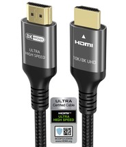 10K 8K 4K HDMI Cable 48Gbps 5 FT Ultra High Speed HDMI Cable 4K 240Hz 14... - £16.32 GBP