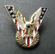Usa Flag Eagle Victory Lapel Pin Badge 1.1 Inches - £4.50 GBP
