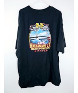Harley Davidson Mens Graphic T Shirt Zips Mackinaw City Michigan Motorcy... - $19.95