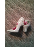 015 Baum Brothers Formalities Porcelain Victorian Shoe Roses Rose Nice - £19.95 GBP