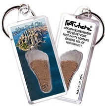 New York City FootWhere® Souvenir Keychain. Made in USA - £6.28 GBP
