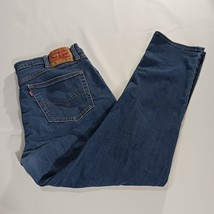 Levi’s 511 Men’s Blue Cotton Long Denim Distressed Jeans Sz W38 L30 Fits (36×29) image 2