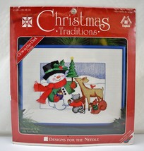 Designs For The Needle Christmas Snowman Snow Friends Counted Cross Stitch Kit - £15.24 GBP