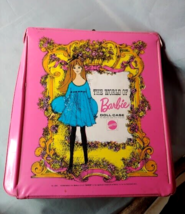 1968 Pink Barbie Doll Carrying Case Mattel - £15.56 GBP