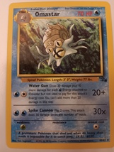 Pokemon 1999 Fossil Series Omastar 40 / 62 NM Single Trading Card - $9.99