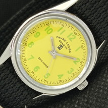 Vintage Favre Leuba Sea King 253 Winding Swiss Mens Yellow Watch 611-a318911-6 - £29.70 GBP
