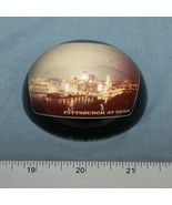 Vintage Pittsburgh at Dusk Acrylium Acrylic Lucite Paperweight dq - £19.39 GBP