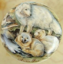 Cabinet Knobs Knob Arctic Fox Family Red Wildlife - £4.17 GBP