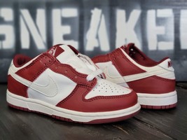 2003 Nike Dunk Low PS Team Red/White Shoes 305044-613 Kid/Toddler 12.5c - £93.42 GBP