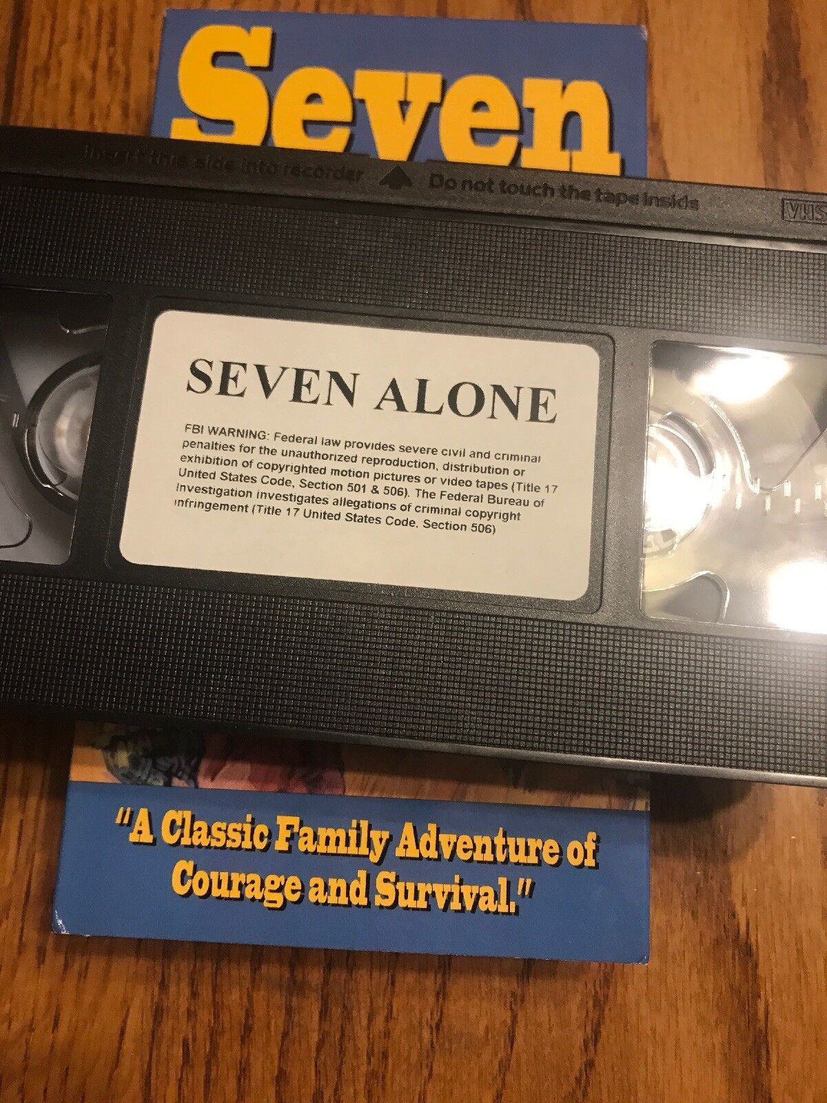 Sette Alone VHS Video Nastro Film Aldo Ray Anne Collins Item image 4