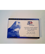 2008-S Statehood Quarters Clad Proof 5-Coin Set w/COA - $14.84
