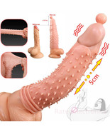 Vibrating Penis Ring Sleeve Condom Dragon Cock Vibrator Couple Sex Toys ... - £6.73 GBP