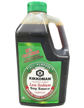 Kikkoman Traditionally Brewed Less Sodium All-Purpose Seasoning Soy Sauc... - $21.10