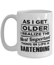 Funny Coffee Mug for Bartending Fans - 15 oz Tea Cup For Friends Office  - £11.70 GBP